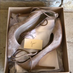 Joie Angelynn Tan Suede Heels